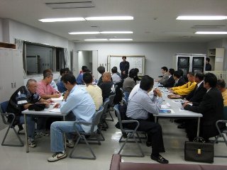 1.体験会の説明と事故分析の様子