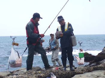 釣り人に対する安全指導