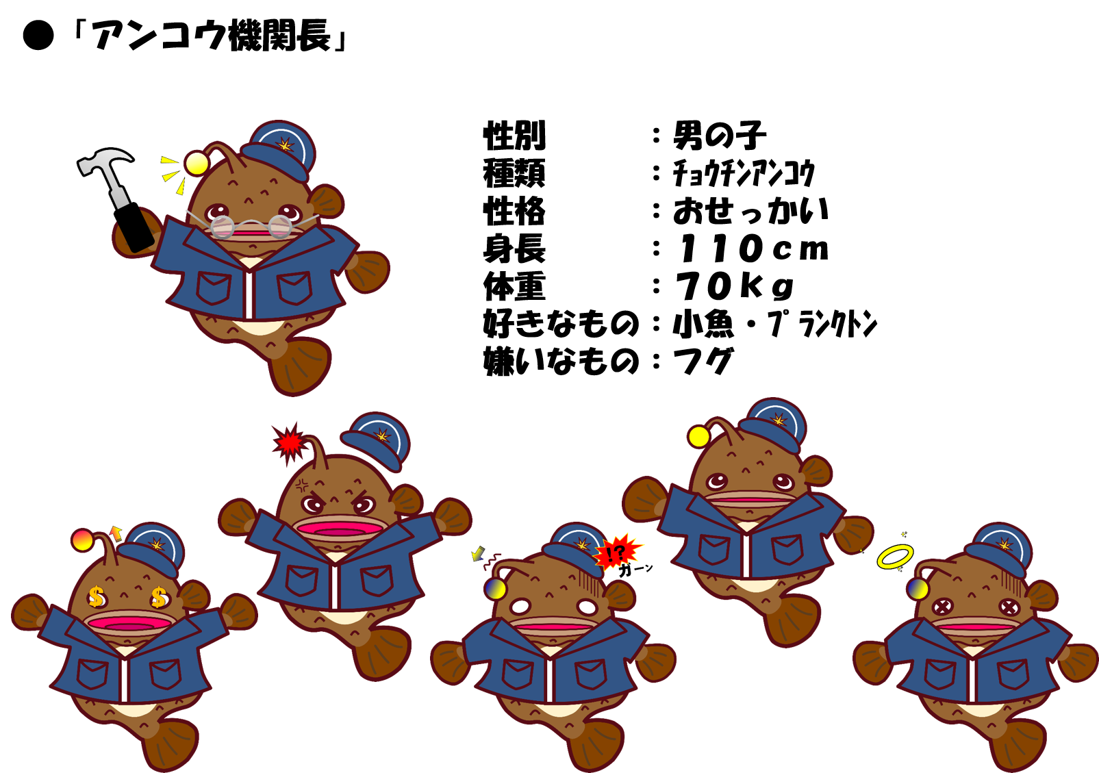 アンコウ機関長