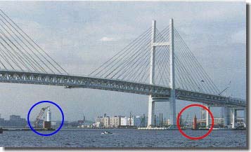 横浜の防波堤灯台