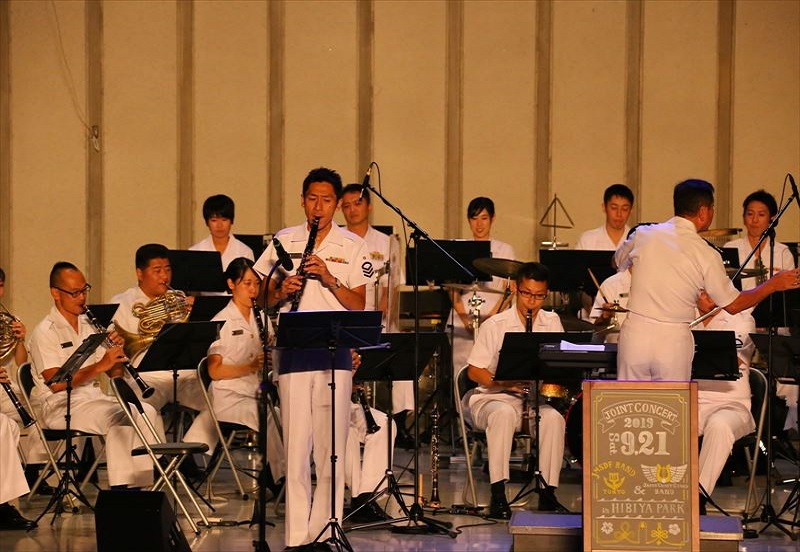 第2部海上自衛隊東京音楽隊のステージ