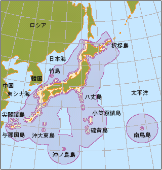 我が国の領海及び排他的経済水域
