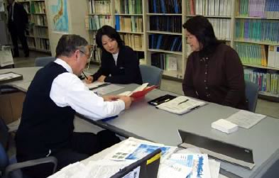 海の相談室の相談風景