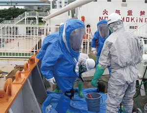 有害物質の防除措置を行う機動防除隊