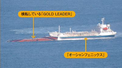 平成20年3月5日に発生した多重衝突海難の状況