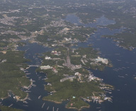 賢島上空