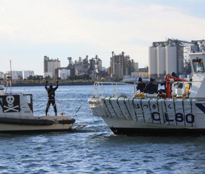 テロ対策合同訓練の様子