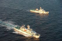 韓国海洋警察庁との合同訓練