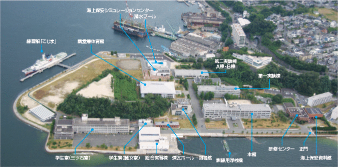 海上保安大学校航空写真