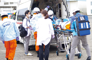 羽田航空基地において男児を引き継いでいる状況