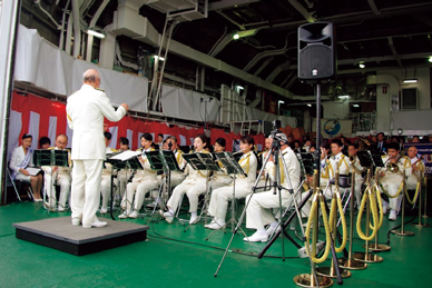 観閲式及び総合訓練における演奏