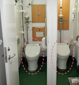 トイレを2つに増設
