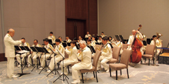海上保安庁音楽隊による演奏