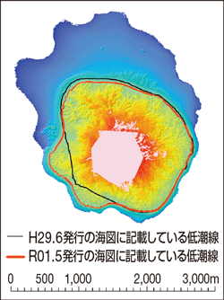 西之島の変化
