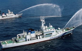 水産庁との合同訓練の状況