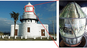 禄剛埼灯台・レンズ(被災前)