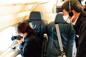 �q��@�ɂ��C��ΎR�ϑ��̗l�q