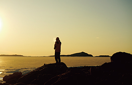 ラングホブデにて