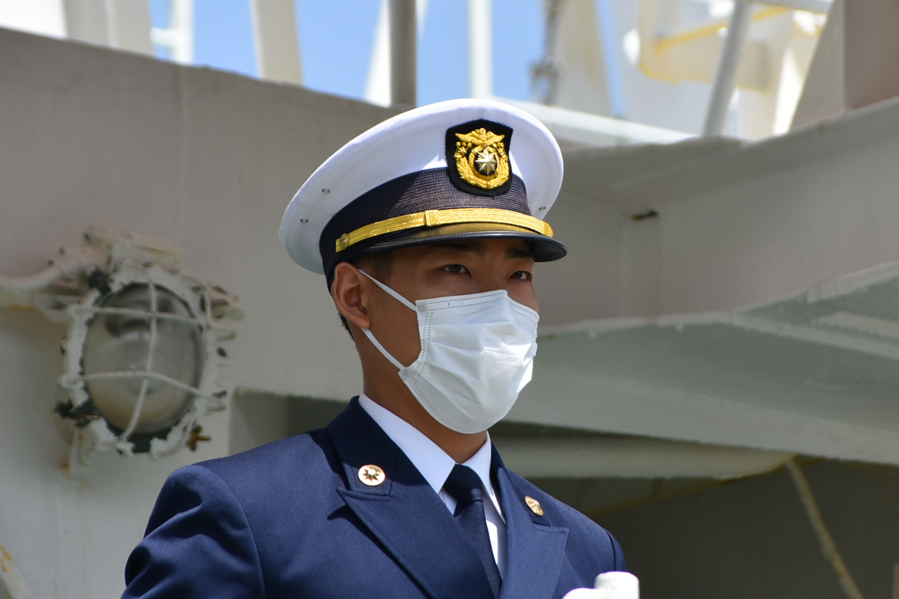 4月22日呉出港の様子2