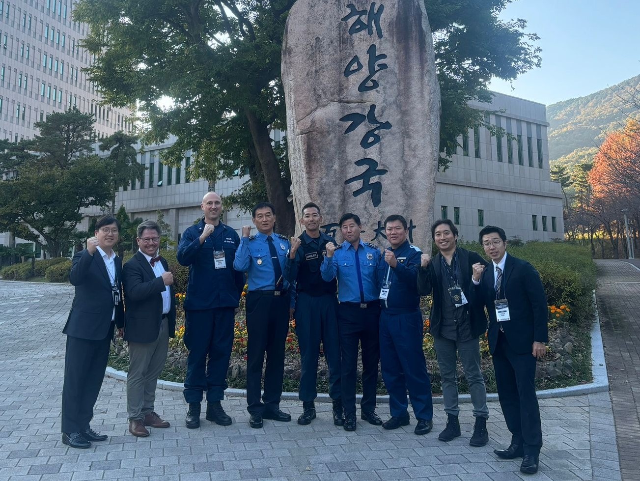 日米韓の研修対応者 日米韓の研修対応者